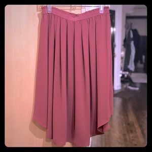 Dusty rose colored skirt - Medium
